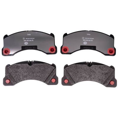 Hella Pagid Voorste remblokken set voor Porsche Cayenne Macan - Remblokken Hella Pagid Voorste remblokken set voor Porsche Cayenne Macan - Remblokken