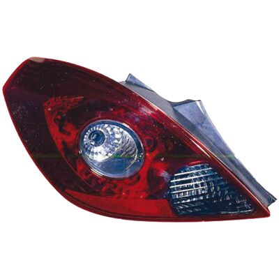 PRASCO OP0344164 - Linker Achterlicht in grijs/rood voor Opel Corsa D 3/5 deuren PRASCO OP0344164 - Linker Achterlicht in grijs/rood voor Opel Corsa D 3/5 deuren