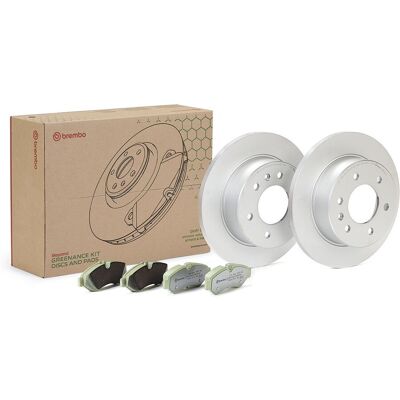 BREMBO KT 10 028 Remschijven en Remblokken - Remset BREMBO KT 10 028 Remschijven en Remblokken - Remset
