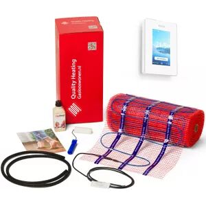 Quality Heating 200 Watt mat set inclusief Warmup-6IE geavanceerde Wifi thermostaat Quality Heating 200 Watt mat set inclusief Warmup-6IE geavanceerde Wifi thermostaat
