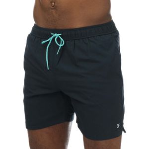 Heren Farah Owen Effen Zwemshort in Navy Heren Farah Owen Effen Zwemshort in Navy