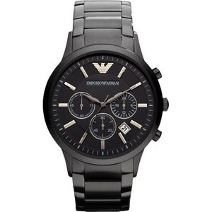 Giorgio Armani Emporio Armani Horloge AR2453 Zwart Giorgio Armani Emporio Armani Horloge AR2453 Zwart