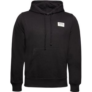 Diesel patch-logo zwarte hoodie Diesel patch-logo zwarte hoodie