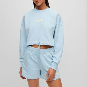 Hugo Boss Delive Sweatshirt - Blauw - Maat 42 Hugo Boss Delive Sweatshirt - Blauw - Maat 42