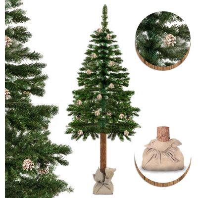 Viking Veilige en kindvriendelijke kunstkerstboom - 180 cm - met houten stam Viking Veilige en kindvriendelijke kunstkerstboom - 180 cm - met houten stam