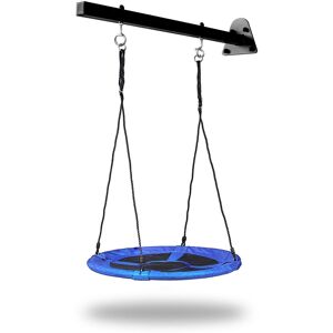 Viking Veilige schommel ophangstang voor kinderen - 100cm zwart gepoedercoat staal Viking Veilige schommel ophangstang voor kinderen - 100cm zwart gepoedercoat staal