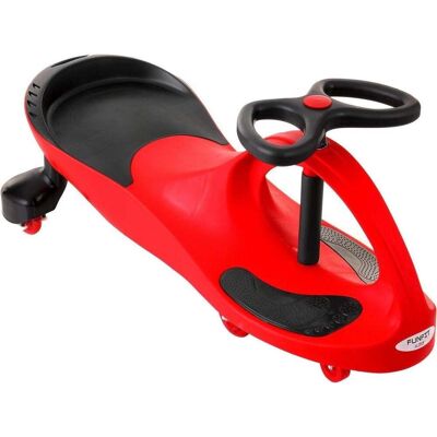 Viking Veilige wiebelauto met LED-verlichting - Rood - Perfect voor kinderen Viking Veilige wiebelauto met LED-verlichting - Rood - Perfect voor kinderen