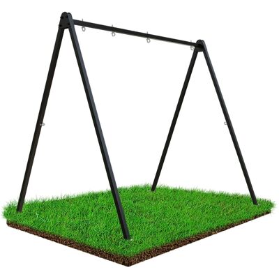 Viking Multifunctioneel Schommelframe voor Gezin - 260x195x230 cm - Zwart Viking Multifunctioneel Schommelframe voor Gezin - 260x195x230 cm - Zwart