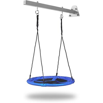 Viking Veilige Schommel Ophangstang voor Kinderen - 100cm - Gepoedercoat Staal - Grijs Viking Veilige Schommel Ophangstang voor Kinderen - 100cm - Gepoedercoat Staal - Grijs
