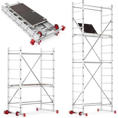 Viking Professionele Rolsteiger - 5m Werkhoogte - TÜV-Gecertificeerd - Veilig en Stabiel Viking Professionele Rolsteiger - 5m Werkhoogte - TÜV-Gecertificeerd - Veilig en Stabiel