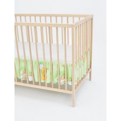 Viking Bedbumper met hemel groen beertjes motief 100% katoen veilig Viking Bedbumper met hemel groen beertjes motief 100% katoen veilig