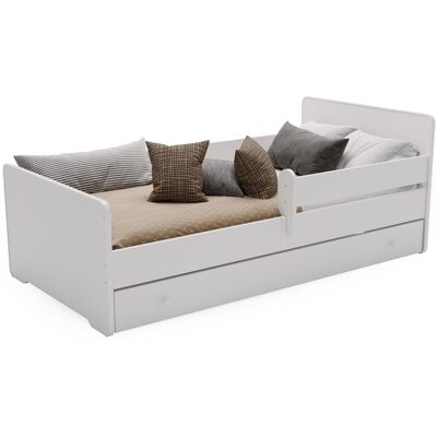 Viking Veilig Peuterbed MAX 160x80 cm - Uitvalbeveiliging en Opberglade - Wit Viking Veilig Peuterbed MAX 160x80 cm - Uitvalbeveiliging en Opberglade - Wit
