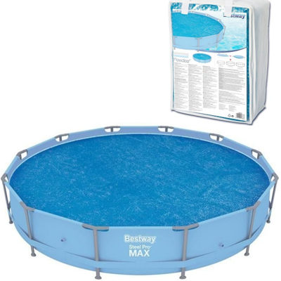 Viking Bestway Solar Cover 366 cm - Verwarmende Zwembadafdekking voor 12 Feet Pools Viking Bestway Solar Cover 366 cm - Verwarmende Zwembadafdekking voor 12 Feet Pools