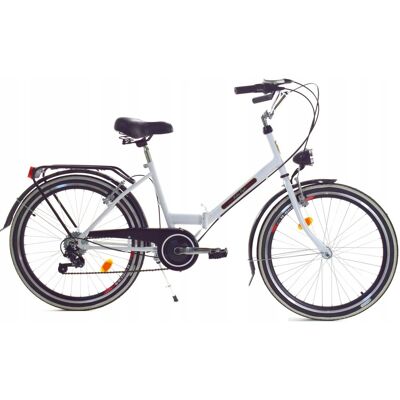 Viking Compacte 24 inch vouwfiets - 6 versnellingen - ideaal voor woon-werkverkeer Viking Compacte 24 inch vouwfiets - 6 versnellingen - ideaal voor woon-werkverkeer