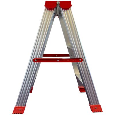 Viking Compacte Aluminium Huishoudtrap - 2x3 Treden - 75 cm - Veilig en Lichtgewicht Viking Compacte Aluminium Huishoudtrap - 2x3 Treden - 75 cm - Veilig en Lichtgewicht