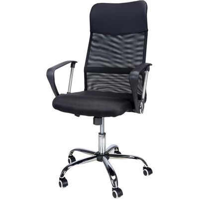 Viking Ergonomische Bureaustoel - Geventileerde Rugleuning - Zwart - Thuiswerkcomfort Viking Ergonomische Bureaustoel - Geventileerde Rugleuning - Zwart - Thuiswerkcomfort