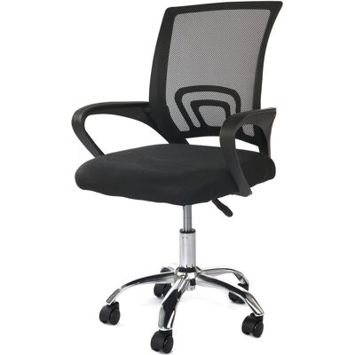 Viking Ergonomische bureaustoel voor thuiswerken - verstelbaar - mesh zwart Viking Ergonomische bureaustoel voor thuiswerken - verstelbaar - mesh zwart