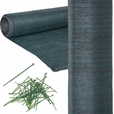 Viking Groen Schaduwnet 1,5x50 m - 90% UV-Bescherming - Privacy en Windbescherming voor Tuin Viking Groen Schaduwnet 1,5x50 m - 90% UV-Bescherming - Privacy en Windbescherming voor Tuin