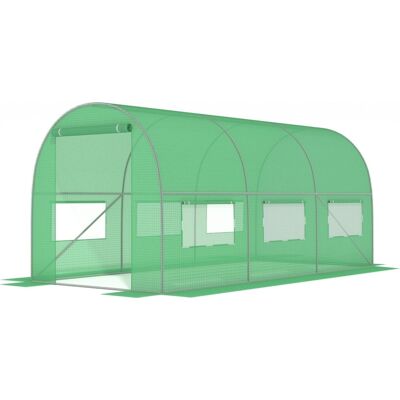 Viking UV-bestendige tuinkas 4x2,5x2 meter - Ideaal voor groente en fruit kweken Viking UV-bestendige tuinkas 4x2,5x2 meter - Ideaal voor groente en fruit kweken