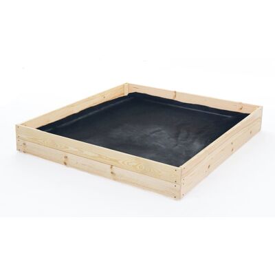 Viking moestuinbak houten balkon 120x100x18 cm inclusief gronddoek Viking moestuinbak houten balkon 120x100x18 cm inclusief gronddoek