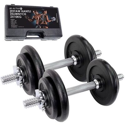 Viking Complete halterset 20 kg met koffer - ideaal voor thuisgebruik Viking Complete halterset 20 kg met koffer - ideaal voor thuisgebruik