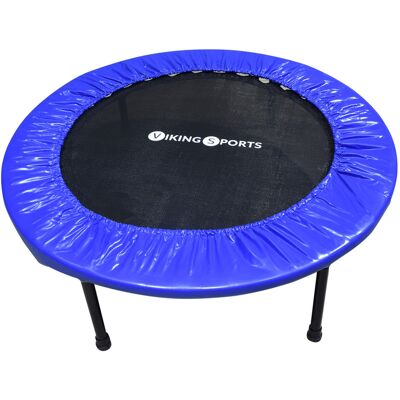 Viking Sports Fitness Trampoline - Complete Thuis Workout - Verbrand Calorieën - Blauw Viking Sports Fitness Trampoline - Complete Thuis Workout - Verbrand Calorieën - Blauw