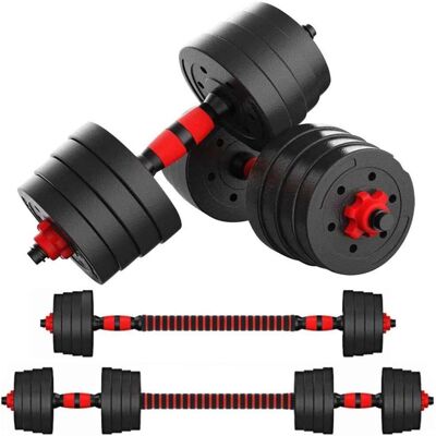 Viking Compacte verstelbare dumbbellset - 30 kg - Ideaal voor thuisgebruik Viking Compacte verstelbare dumbbellset - 30 kg - Ideaal voor thuisgebruik