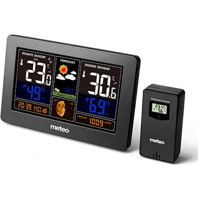 Weerstation METEO SP95 - Binnen- en buiten-temperatuur draadloos Weerstation METEO SP95 - Binnen- en buiten-temperatuur draadloos