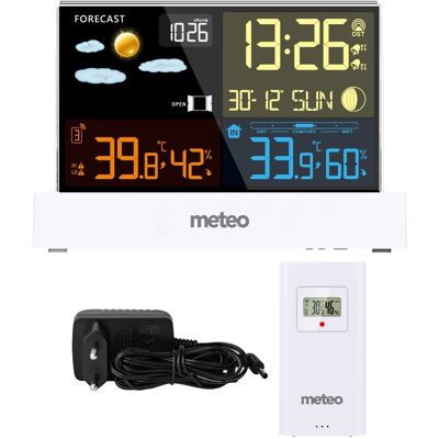 Viking Choice Draadloze Weerstation - Barometer - Alarmklok - Binnen/Buiten Temp Viking Choice Draadloze Weerstation - Barometer - Alarmklok - Binnen/Buiten Temp