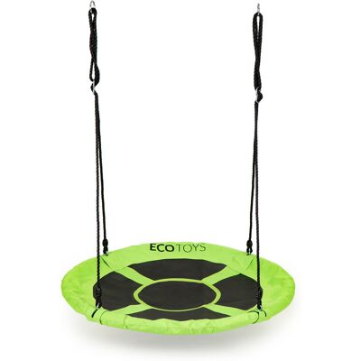 ECOTOYS Nestschommel - nest schommel - 100 cm - tot 100 kg - grijs ECOTOYS Nestschommel - nest schommel - 100 cm - tot 100 kg - grijs