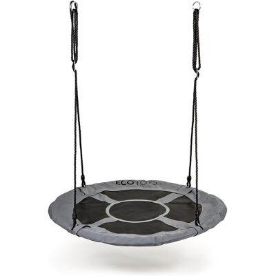 ECOTOYS Nestschommel - nest schommel - 100 cm - tot 100 kg - grijs ECOTOYS Nestschommel - nest schommel - 100 cm - tot 100 kg - grijs