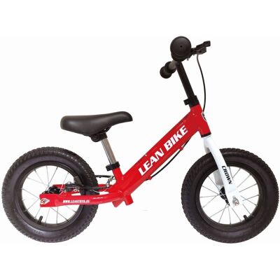 LEAN Toys Loopfiets - kinderfiets - met handrem - 84x13cm - rood LEAN Toys Loopfiets - kinderfiets - met handrem - 84x13cm - rood