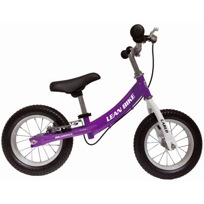 LEAN Toys Loopfiets - met handrem - 94x13cm - luchtbanden - paars LEAN Toys Loopfiets - met handrem - 94x13cm - luchtbanden - paars