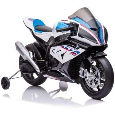 LEAN Toys Kindermotor - BMW HP4 Race - 119x68x73cm - tot 6 km/u - wit LEAN Toys Kindermotor - BMW HP4 Race - 119x68x73cm - tot 6 km/u - wit