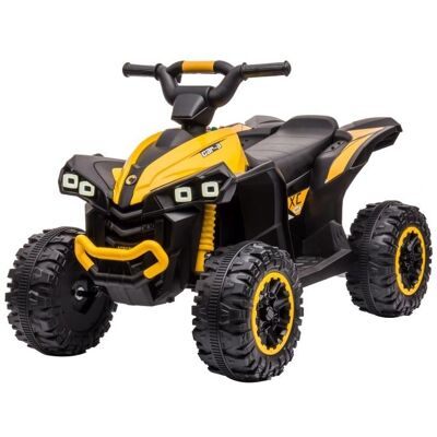 LEAN Toys Elektrische quad - 83x53x56cm - tot 3,5km/u - 2,4G - geel LEAN Toys Elektrische quad - 83x53x56cm - tot 3,5km/u - 2,4G - geel