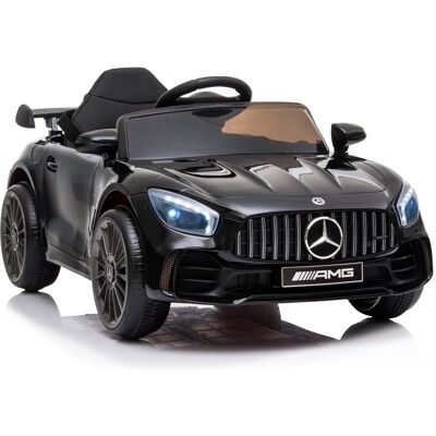 LEAN Toys Elektrische kinderauto - Mercedes GTR - 99x55cm - 8km/u - zwart LEAN Toys Elektrische kinderauto - Mercedes GTR - 99x55cm - 8km/u - zwart