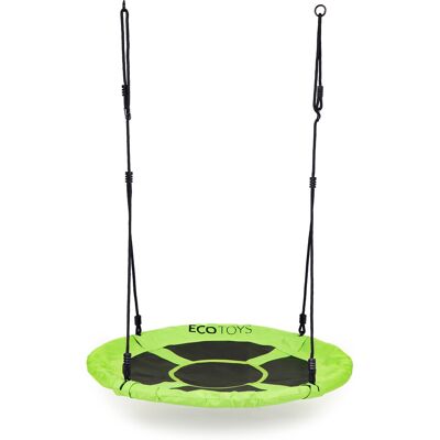 ECOTOYS Nestschommel - nest schommel - Ø100cm - max 150 kg - groen ECOTOYS Nestschommel - nest schommel - Ø100cm - max 150 kg - groen