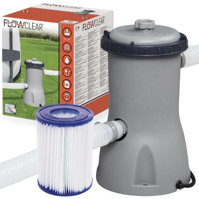 Bestway Flowclear - filterpomp - 3028 l/u - filtertype II Bestway Flowclear - filterpomp - 3028 l/u - filtertype II
