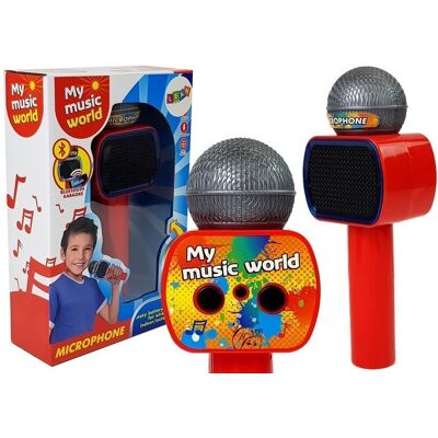Viking Choice Karaoke microfoon - kind - draadloos met luidspreker - rood Viking Choice Karaoke microfoon - kind - draadloos met luidspreker - rood