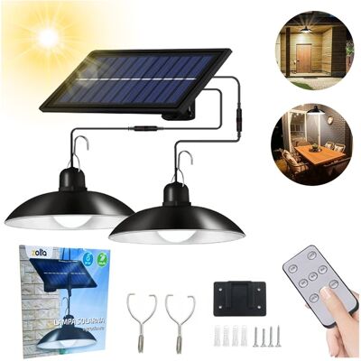ZOLTA Solar tuinverlichting - IP44 waterdicht - 30.000 uur levensduur - 2x 400lm lichtintensiteit ZOLTA Solar tuinverlichting - IP44 waterdicht - 30.000 uur levensduur - 2x 400lm lichtintensiteit