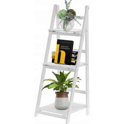 Chomik Ladderkast - met 3 planken - 42x39x109 cm - wit Chomik Ladderkast - met 3 planken - 42x39x109 cm - wit