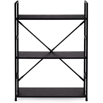 ECOTOYS Boekenkast - 59,5x23,5x80 cm - zwart ECOTOYS Boekenkast - 59,5x23,5x80 cm - zwart