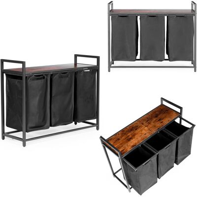 ECOTOYS Wasmand 3 vakken - 93 x 73 x 33 cm - 114L - vochtbestendig ECOTOYS Wasmand 3 vakken - 93 x 73 x 33 cm - 114L - vochtbestendig