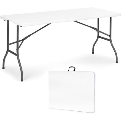 ECOTOYS Klaptafel - campingtafel - 153x70cm - wit ECOTOYS Klaptafel - campingtafel - 153x70cm - wit