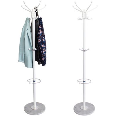 ECOTOYS Staande kapstok marmeren voet - Kleding - Parasols - Marmer stijl ECOTOYS Staande kapstok marmeren voet - Kleding - Parasols - Marmer stijl