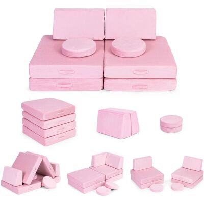 Viking Choice Kinder fauteuil - 8-delig - roze - 120 kg belastbaar Viking Choice Kinder fauteuil - 8-delig - roze - 120 kg belastbaar
