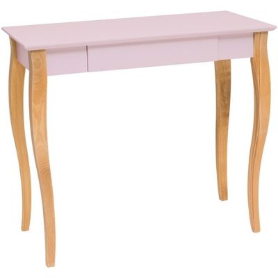 Ragaba Bureau Lillo- Roze beukenhouten poten, 85 cm breedte, FSC-gecertificeerd Ragaba Bureau Lillo- Roze beukenhouten poten, 85 cm breedte, FSC-gecertificeerd