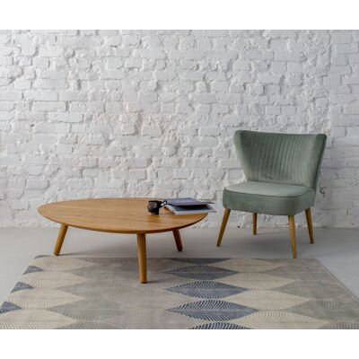 Viking Choice Essenhouten Salontafel Pick - Eiken Poten - 103x97x31 cm Viking Choice Essenhouten Salontafel Pick - Eiken Poten - 103x97x31 cm