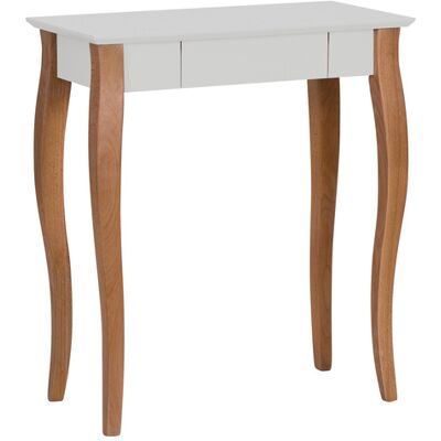 Ragaba Lillo Lichtgrijs Bureau met Beukenhouten Poten en 1 Lade - 65cm Breed Ragaba Lillo Lichtgrijs Bureau met Beukenhouten Poten en 1 Lade - 65cm Breed