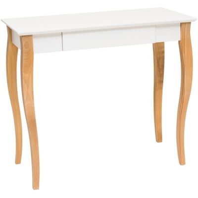 Ragaba Lillo wit bureau, beukenhouten poten, FSC-gecertificeerd Ragaba Lillo wit bureau, beukenhouten poten, FSC-gecertificeerd